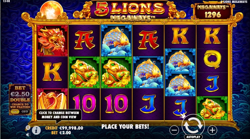 5 Lions Megaways Slot Demo at JL3 Casino